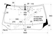 Лобовое стекло HONDA PILOT 2008- KMK