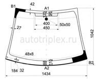 Лобовое автостекло Citroen C3 (II) 2010-